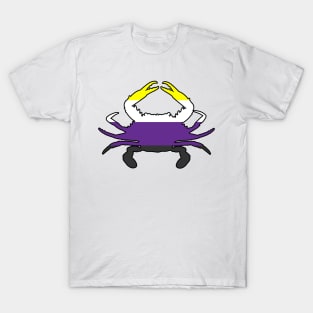 Blue Crab: Nonbinary Pride T-Shirt